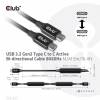 Club 3D USB 3.2 Gen 2 / DisplayPort 1.4 USB Type-C kabel 5m Sort