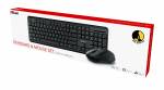 Trust Ody Wireless Keyboard & Mouse, Black (Nordic)