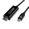 V7 Video/audiokabel HDMI / USB 2m Sort