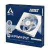 ARCTIC P14 PWM PST Fan 1-pack Hvid Transparent 140 mm