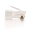 Cbl/RJ45 CAT5E MOD Plug RND Strnd 50PK