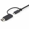 STARTECH USB-C Cable with USB-A Adapter