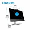 HP E24mv G4 Conferencing Monitor 23.8 1920 x 1080 (Full HD) VGA (HD-15) HDMI DisplayPort 60Hz Pivot Skærm