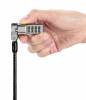 Kensington Universal 3-in-1 Combination Laptop Lock - Resettable Sikkerhedskabelsl&aring;s