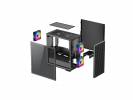 DeepCool MATREXX 40 3FS Tower Micro ATX Str&oslash;mforsyning Sort
