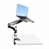 StarTech.com Desk Mount Laptop Arm, Full Motion Articulating Arm for Laptop or Single 34 Monitor, VESA Mount Laptop Tray Bracket, Ergonomic Adjustable Notebook Stand, Desk-Clamp - Tilt/Swivel/Rotate (ARMUNONB1) Monitor / notebook Stativ