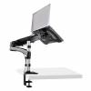 StarTech.com Desk Mount Laptop Arm, Full Motion Articulating Arm for Laptop or Single 34 Monitor, VESA Mount Laptop Tray Bracket, Ergonomic Adjustable Notebook Stand, Desk-Clamp - Tilt/Swivel/Rotate (ARMUNONB1) Monitor / notebook Stativ