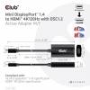 Club 3D CAC-1186 Mini DisplayPort 1.4 til HDMI adapter Sort