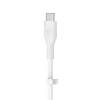 BOOST CHARGE USB-C to LTG Silicon 2m, White