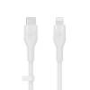 BOOST CHARGE USB-C to LTG Silicon 2m, White