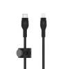 Belkin CHARGE USB-C LTG Braided Sil 1M B