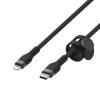 Belkin CHARGE USB-C LTG Braided Sil 1M B