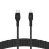 Belkin CHARGE USB-C LTG Braided Sil 1M B