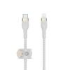 Belkin CHARGE USB-C LTG Braided Sil 1M W