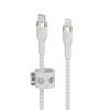 Belkin CHARGE USB-C LTG Braided Sil 2M W