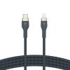 Belkin CHARGE USB-C LTG Braided Sil 1M B