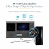 StarTech.com 6ft (2m) HDMI 2.1 Cable, Certified Ultra High Speed HDMI Cable 48Gbps, 8K 60Hz/4K 120Hz HDR10+ eARC, Ultra HD 8K HDMI Cable / Cord w/TPE Jacket, For UHD Monitor/TV/Display - Dolby Vision/Atmos, DTS-HD (HDMM21V2M) HDMI-kabel med Ethernet 2m So