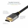 StarTech.com 6ft (2m) HDMI 2.1 Cable, Certified Ultra High Speed HDMI Cable 48Gbps, 8K 60Hz/4K 120Hz HDR10+ eARC, Ultra HD 8K HDMI Cable / Cord w/TPE Jacket, For UHD Monitor/TV/Display - Dolby Vision/Atmos, DTS-HD (HDMM21V2M) HDMI-kabel med Ethernet 2m So