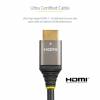 StarTech.com HDMI han -> HDMI han 7680 x 4620 - 60 Hz 1 m Grå, sort