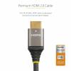 StarTech.com HDMI han -> HDMI han 1 m Grå, sort