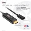 Club 3D CAC-1333 HDMI til USB-C adapterkabel Sort