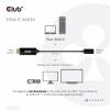 Club 3D CAC-1333 HDMI til USB-C adapterkabel Sort