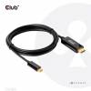 Club 3D CAC-1334 DisplayPort 1.2 til HDMI adapterkabel 1.8m Sort