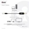 Club 3D CAC-1334 DisplayPort 1.2 til HDMI adapterkabel 1.8m Sort