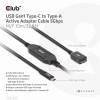Club 3D USB 3.1 Gen 1 USB Type-C kabel 10m Sort