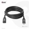 Club 3D CAC-1529 USB-C forlængerkabel 2m Sort