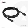 Club 3D CAC-1529 USB-C forlængerkabel 2m Sort