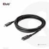 Club 3D CAC-1529 USB-C forlængerkabel 2m Sort