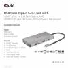 Club 3D USB Gen1 Type-C 9-in-1 hub Dockingstation
