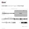 Club 3D USB Gen1 Type-C 9-in-1 hub Dockingstation