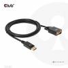 Club 3D Adapter 20 pin DisplayPort han (input) -> 15 pin HD D-Sub (HD-15) han (output) 2 m