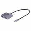 StarTech.com USB C Video Adapter, USB C to HDMI VGA Multiport Adapter w/ 3.5mm Audio Output, 4K 60Hz, HDR, 100W PD 3.0, USB C Monitor Adapter for Laptop, Thunderbolt 3/4 Compatible - USB C Display Travel Adapter (122-USBC-HDMI-4K-VGA) Dockingstation