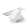 30w USB-C PD PPS Charger White C-C