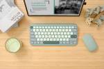 ASUS Marshmallow KW100 Tastatur Saksn&oslash;glekontakt Tr&aring;dl&oslash;s Tysk