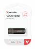 Verbatim V200 Metal USB Drive 128 GB 128GB 3.2 Gen 1 USB stick Sort