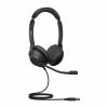 Jabra Evolve2 30 MS Stereo Kablet H&oslash;retelefoner Sort