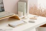 ASUS Marshmallow KW100 Tastatur Saksn&oslash;glekontakt Tr&aring;dl&oslash;s Tysk