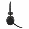 Jabra Evolve3 65 UC Tr&aring;dl&oslash;s Kablet H&oslash;retelefoner Sort