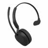 Jabra Evolve3 65 MS Tr&aring;dl&oslash;s Kablet H&oslash;retelefoner Sort