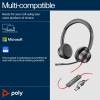 HP Poly Blackwire 8225 Kablet H&oslash;retelefoner Sort