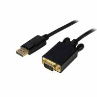 StarTech.com 10 ft DisplayPort to VGA Adapter Cable - DP to VGA Video Converter - Active DisplayPort to VGA Cable for PC 1920x1200 - Black (DP2VGAMM10B) DisplayPort kabel 3.05m Sort