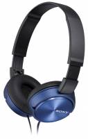 Sony MDR ZX310 Kabling Hovedtelefoner Sort Bl&aring;