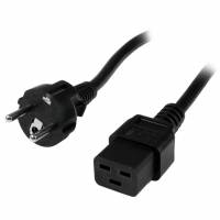 StarTech.com Str&oslash;m IEC 60320 C19 Str&oslash;m CEE 7/7 (male) Sort 2m Str&oslash;mkabel