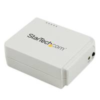 StarTech.com 1-Port Wireless N USB 2.0 Network Print Server - Mbps USB Printer Server Adapter - Windows 10 - 802.11 b/g/n (PM1115UW) Udskriftsserver USB 2.0 Ethernet Fast Ethernet IEEE 802.11n IEEE 802.11b IEEE 802.11g