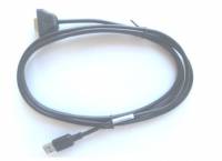 Zebra USB / serielkabel 1.83m Sort