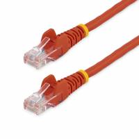 StarTech.com 1m Red Cat5e / Cat 5 Snagless Patch Cable CAT 5e Ikke afsk&aelig;rmet parsnoet (UTP) 1m Patchkabel R&oslash;d